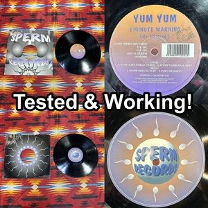 Yum Yum - 3 Minute Warning The Remixes - Vinyl Record 12” 33 RPM Tested